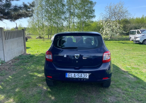 Dacia Sandero cena 20990 przebieg: 100974, rok produkcji 2016 z Łask małe 137